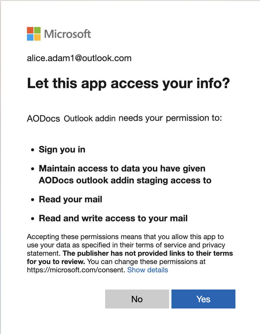 Install the Outlook add-in individually – AODocs Knowledge Base