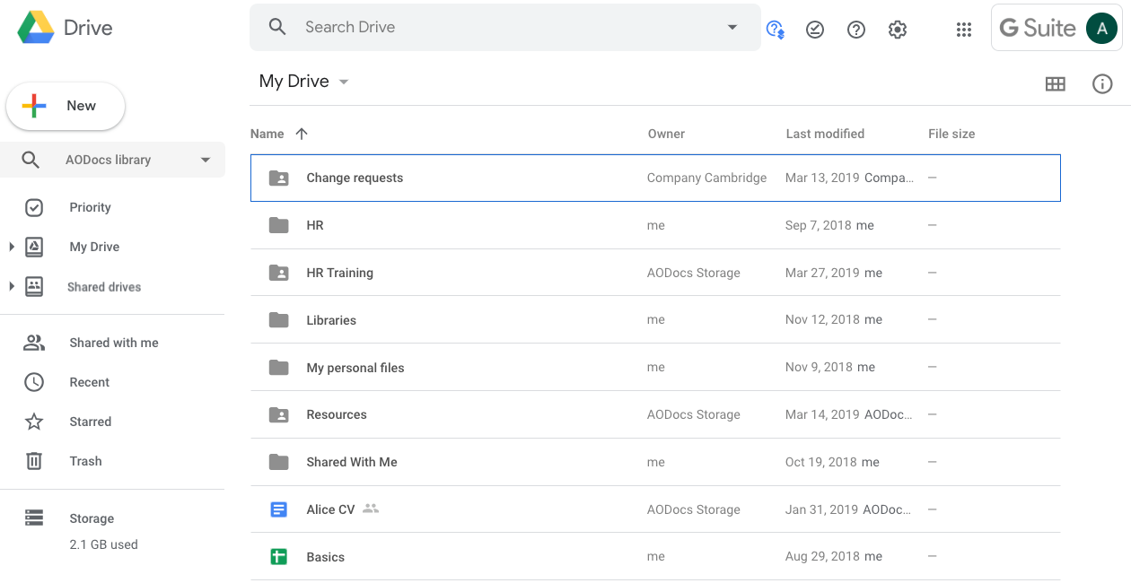 How do I view all files in Google Drive?