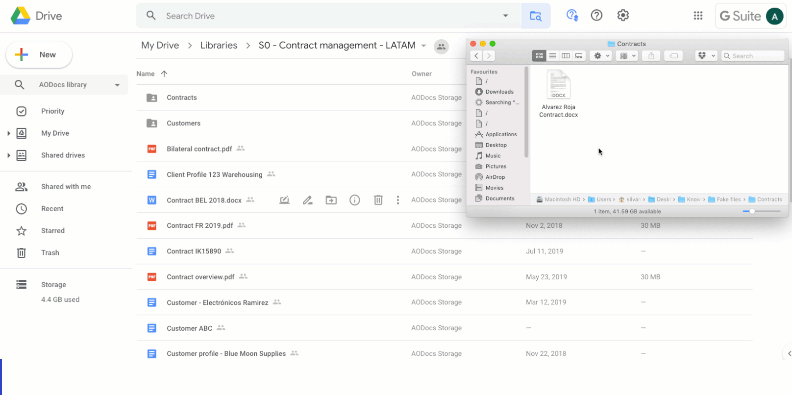 Add files and folders to your Secured Folders AODocs Knowledge Base