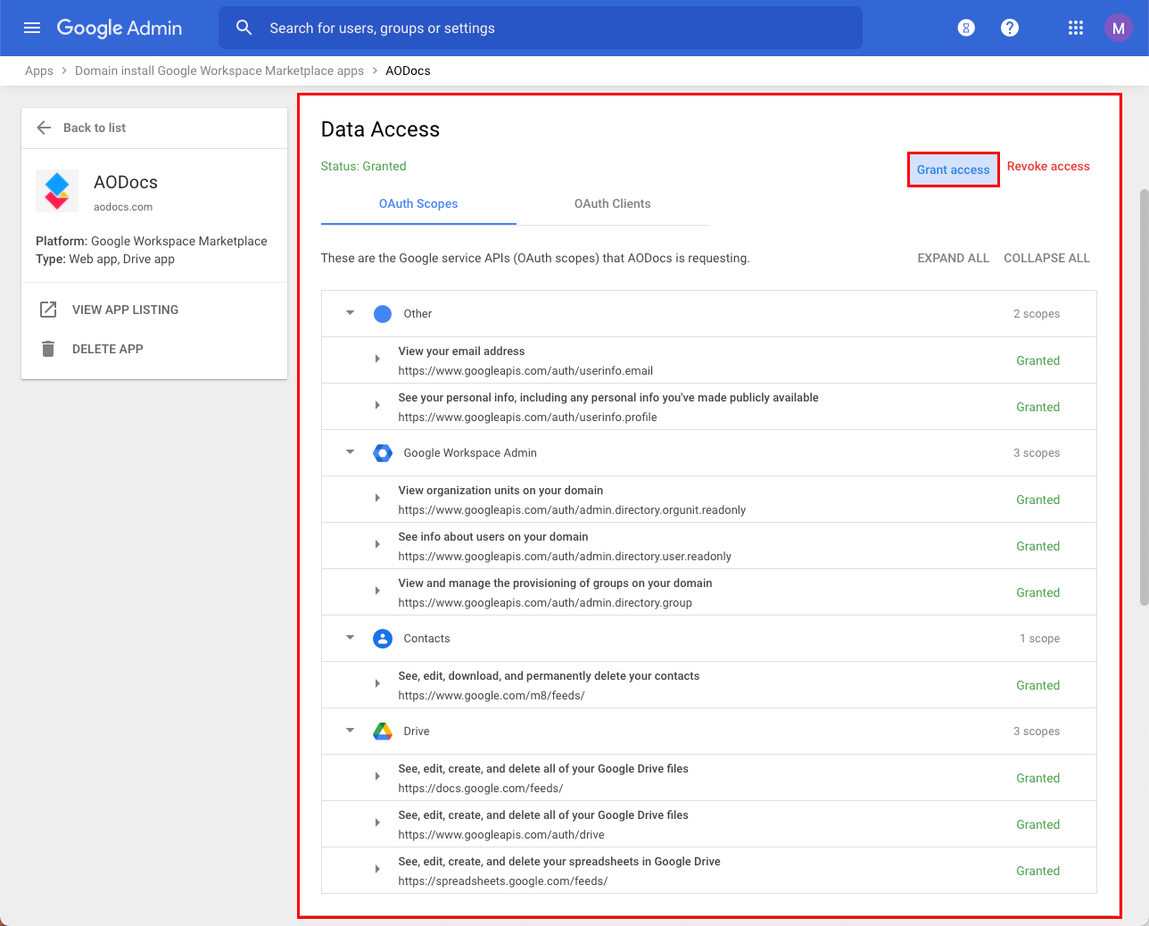 Access your Google Workspace domain settings - Google Workspace Admin Help