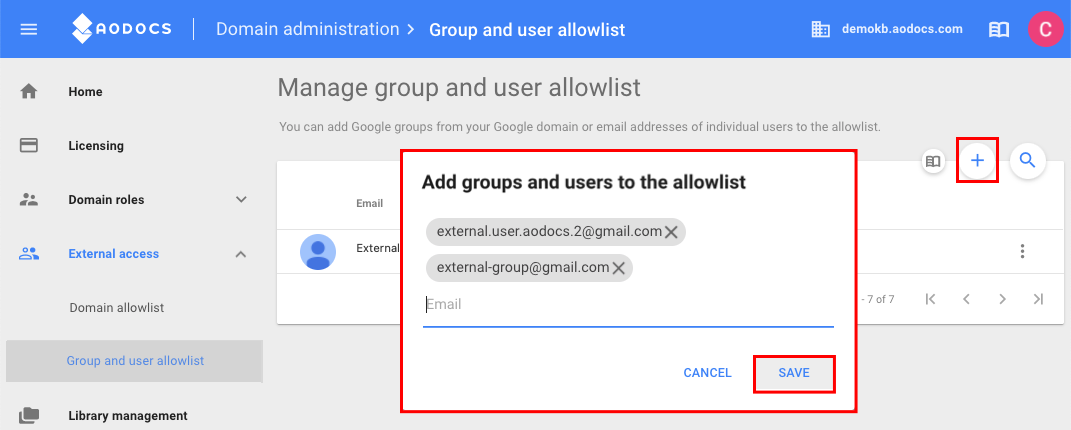 Managing Google Group members