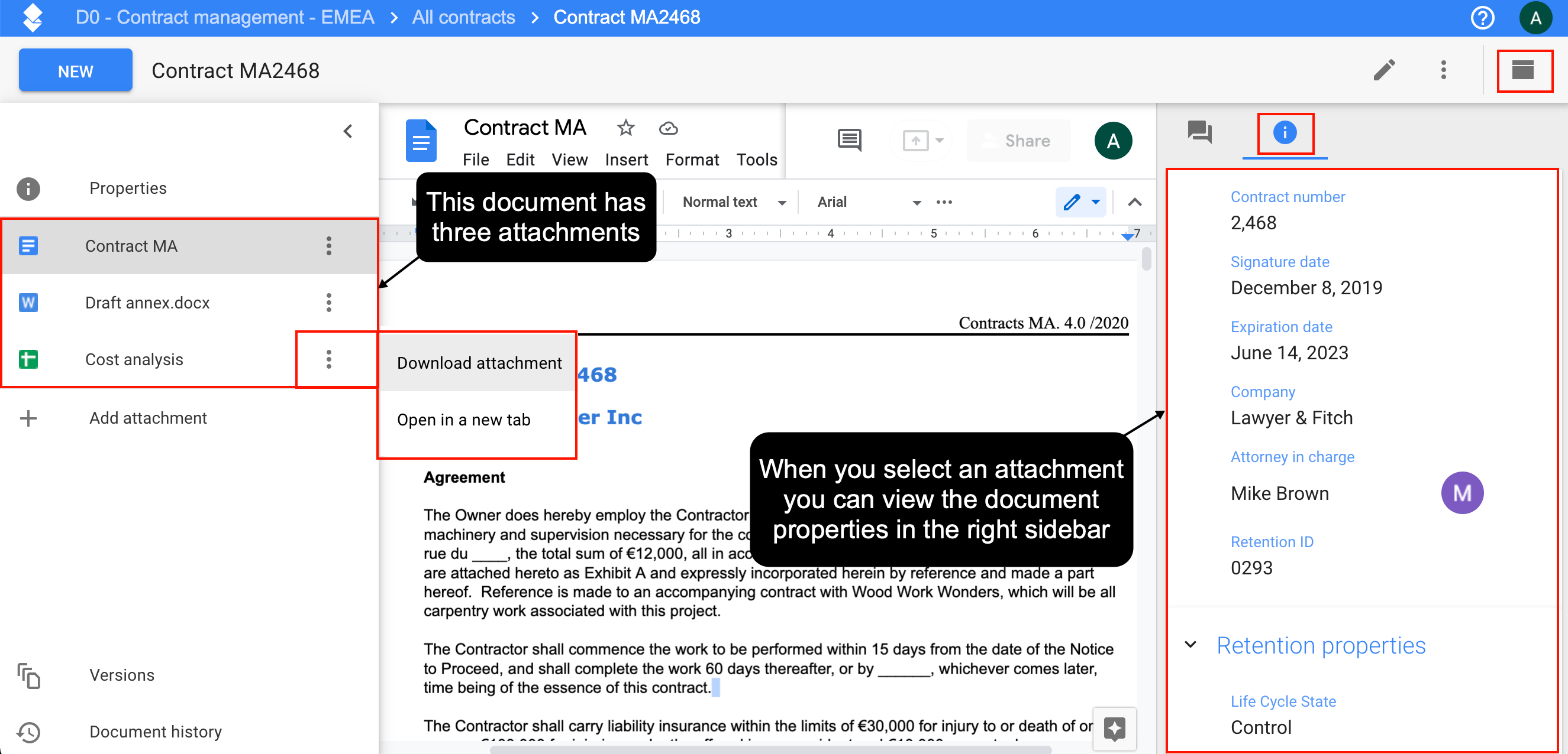 What Are Attachments AODocs Knowledge Base