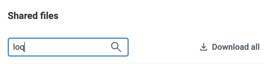 Search bar in portal
